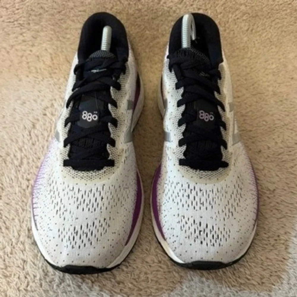 New Balance 880v9 Womens Running Shoes White Purple W880WT9 Size 10.5